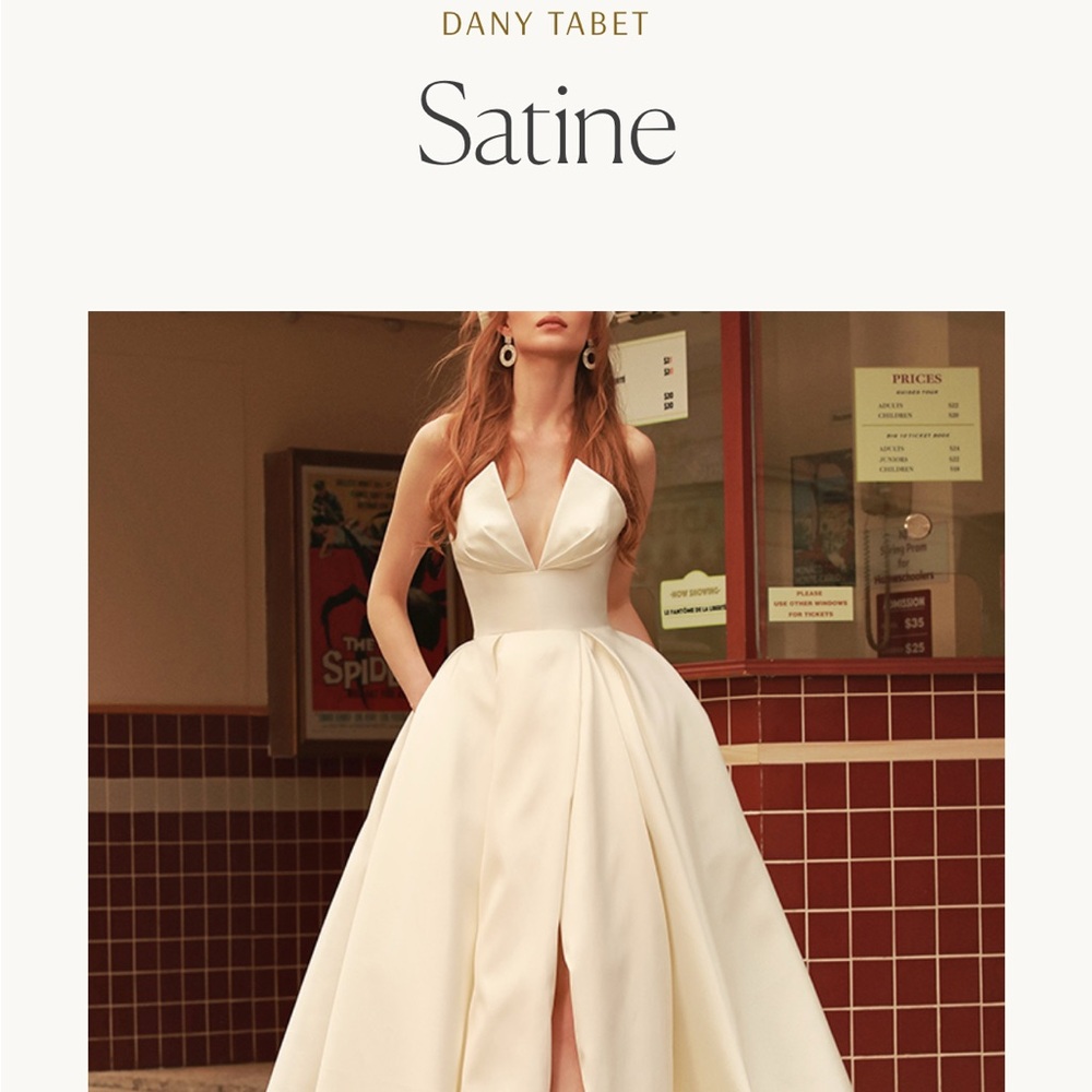Satine Cream Wedding Dress